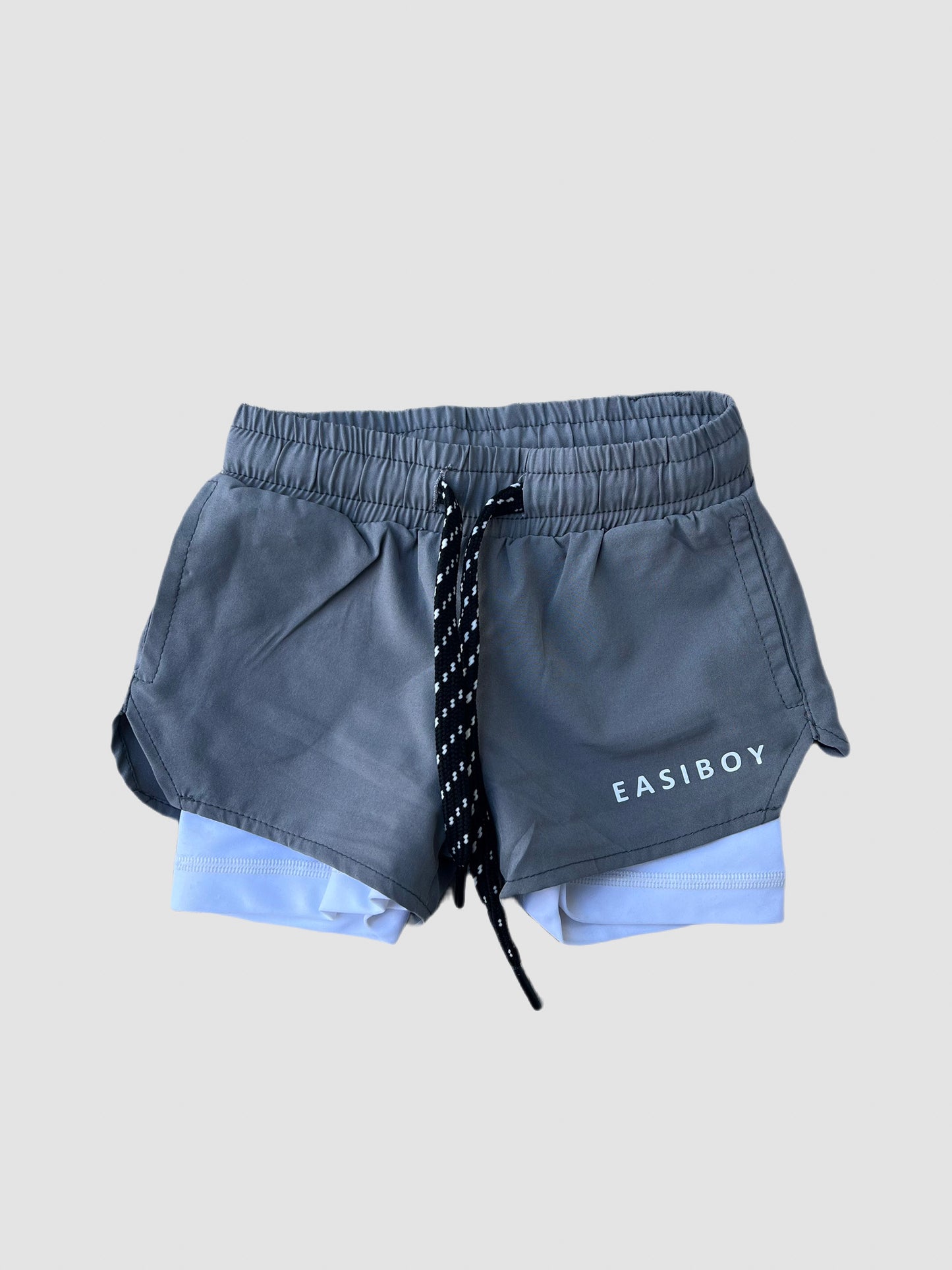 2-in-1 Grey Shorts